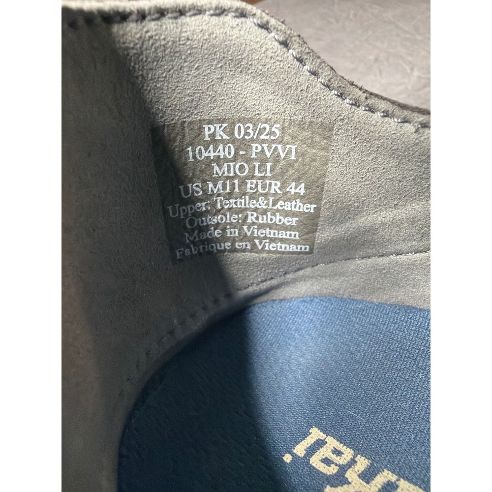 OluKai Sneakers Mens 11 Mio Li Pavement Grey Orange 10440-PVVI Drop-in Heel - Picture 8 of 8